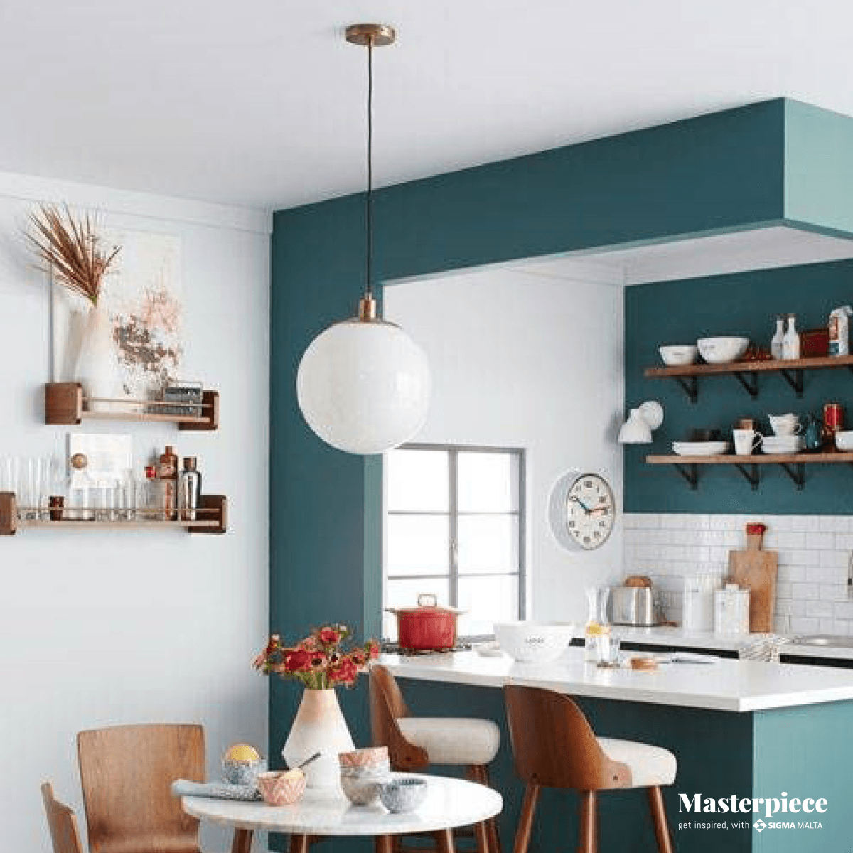 Classic and Colorful</br><span> Kitchen </span>